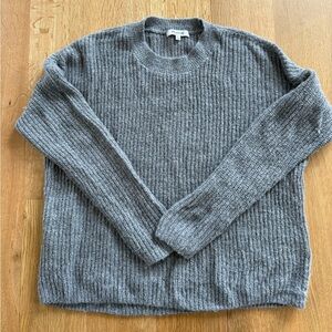 Madewell Gray Crewneck Sweater